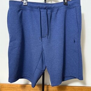 Ralph Lauren Polo, Men's XL Blue Drawstring Casual Shorts 58%Polyester 42%Cotton